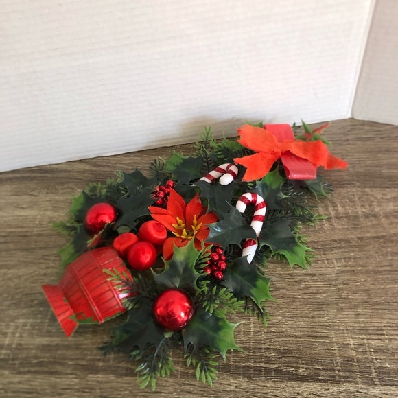 Vtg 70’s Flocked Tree Wall Decor - Picture 5 of 12